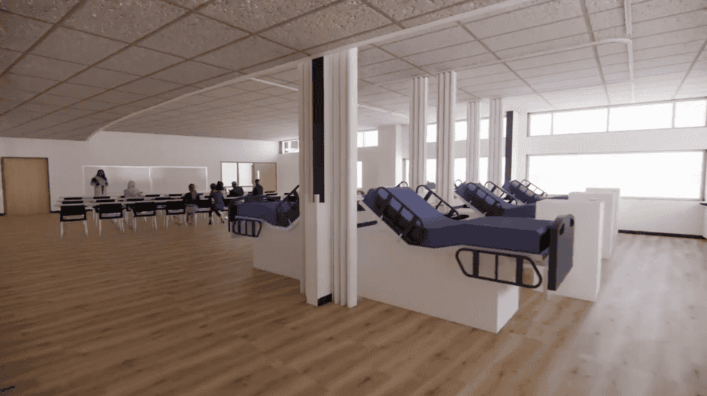 Patient Care Technician pathway learning space in new Pathways at Overland facility